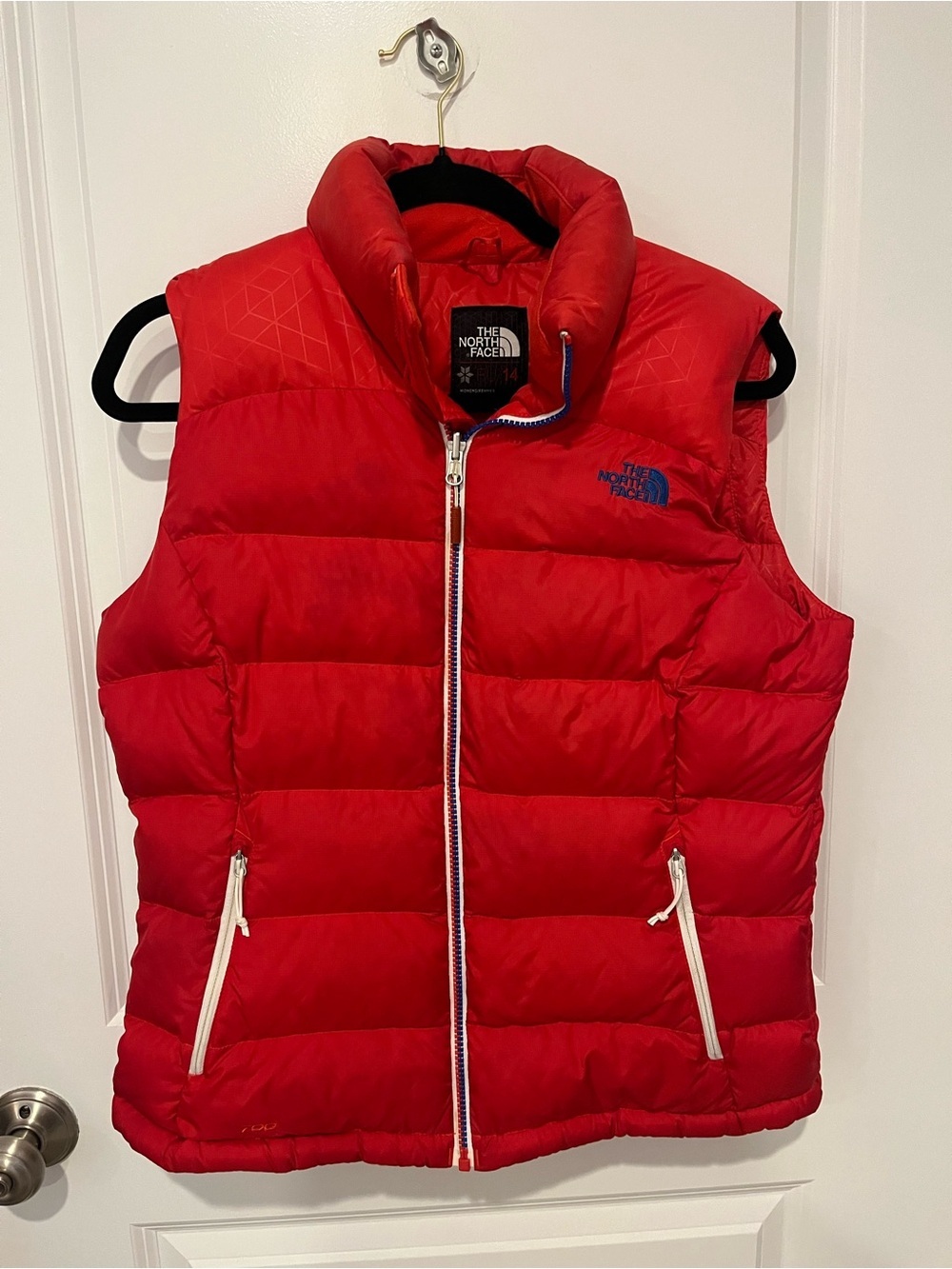 Women’s The North Face Bright Red Insulated Vest- Medium